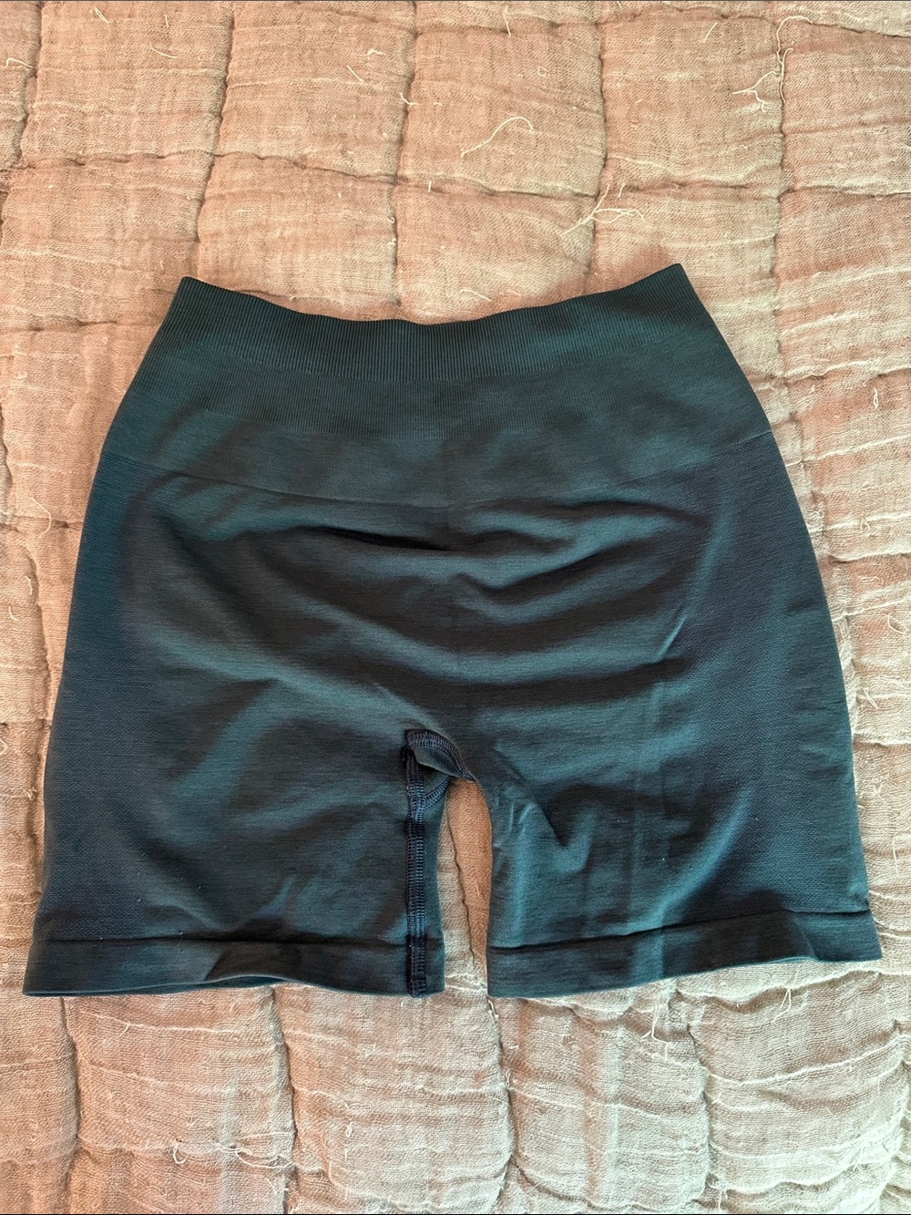 Alphalete Black High-Rise Seamless Bike Shorts
